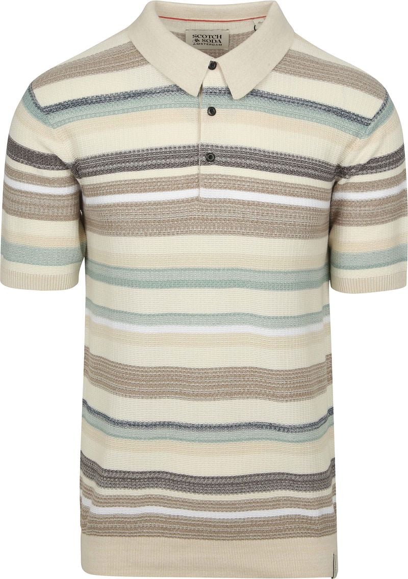 Scotch and Soda Knitted Polo Beige