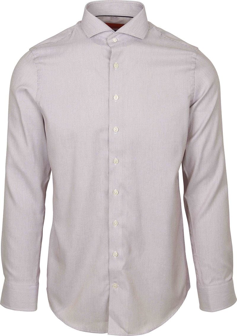 Suitable Hemd Jacquard Luxe Rot - Größe 41 günstig online kaufen