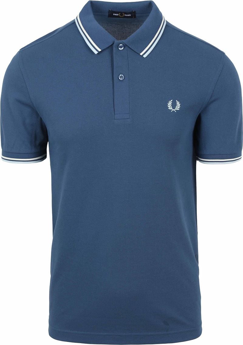 FRED PERRY Heren Polo's & T-shirts The Twin Tipped Shirt Blauw