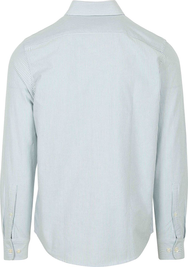 Steppin' Out Hemd Oxford Streifen Hellgrün - Größe M günstig online kaufen