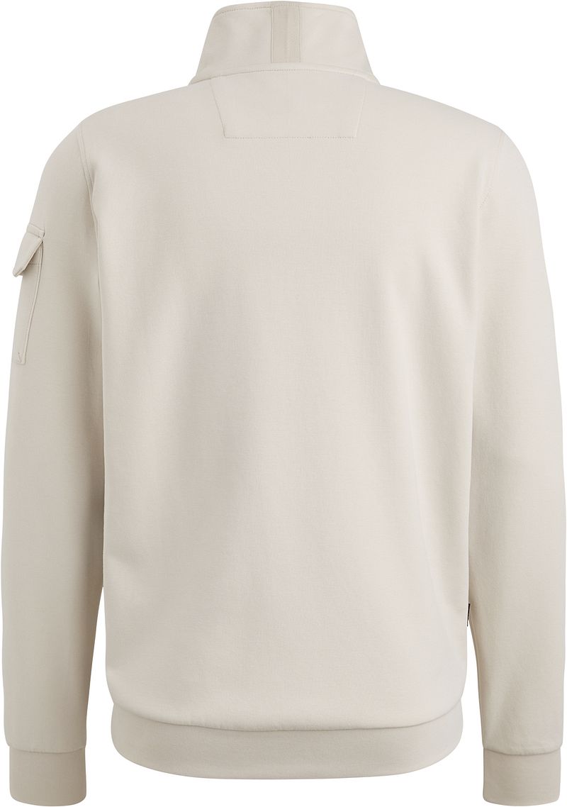 PME Legend Half Zip Trui Interlock Ecru