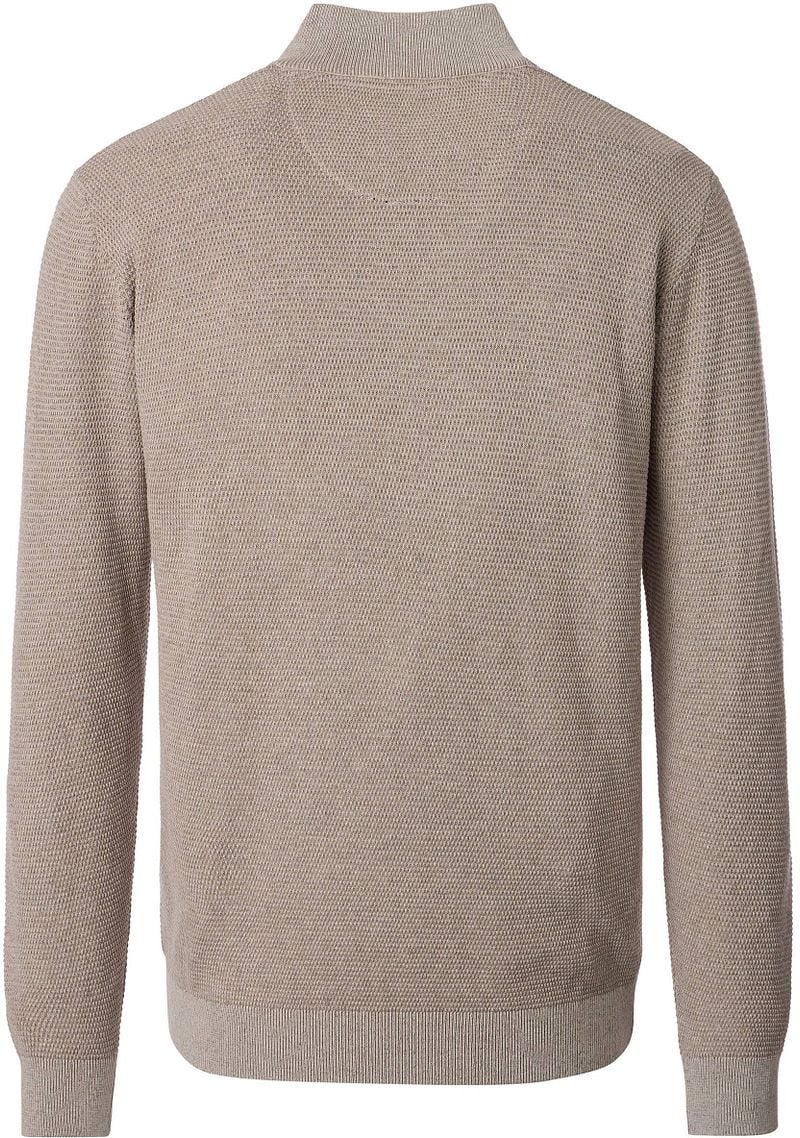 Casa Moda Halfzip Pullover Structure Beige - Größe L günstig online kaufen