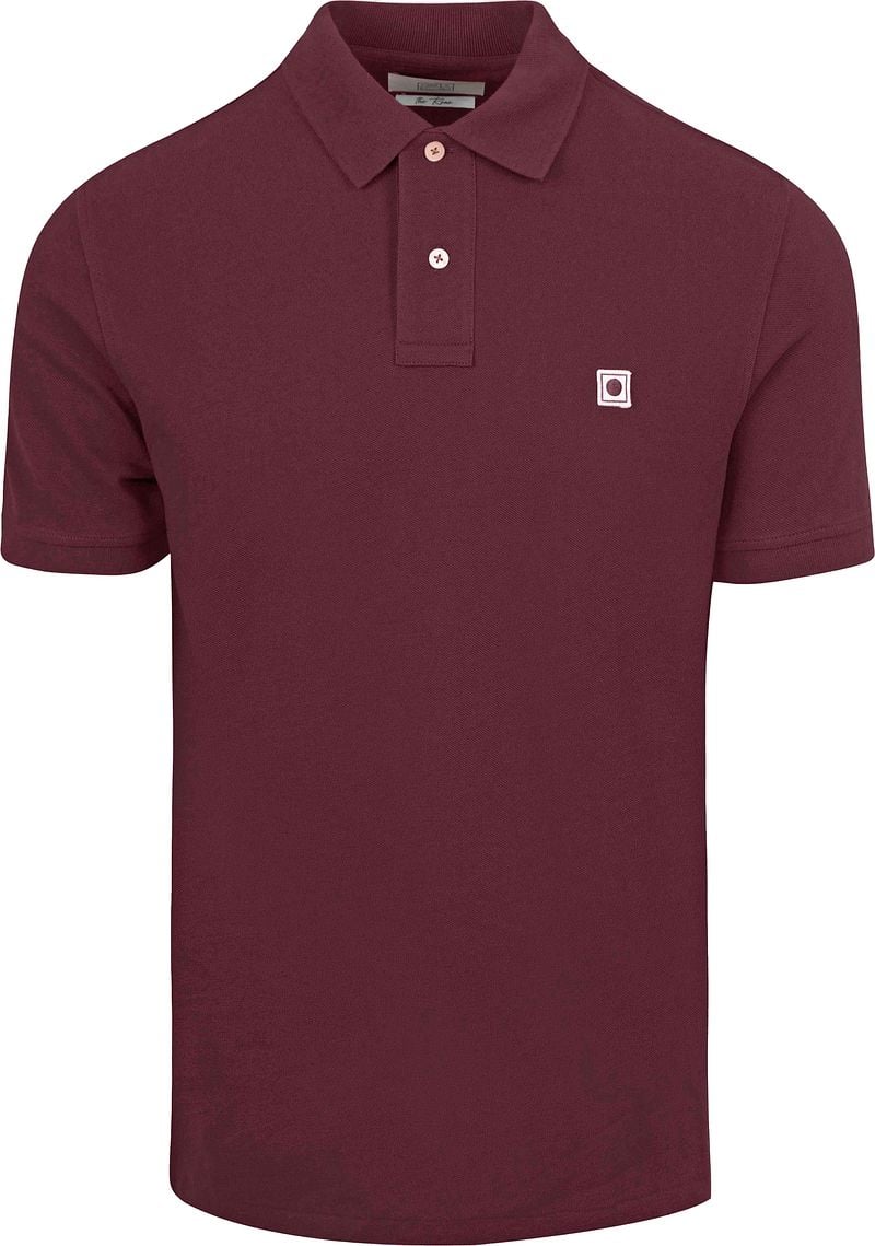 King Essentials The Rene Poloshirt Burgundy