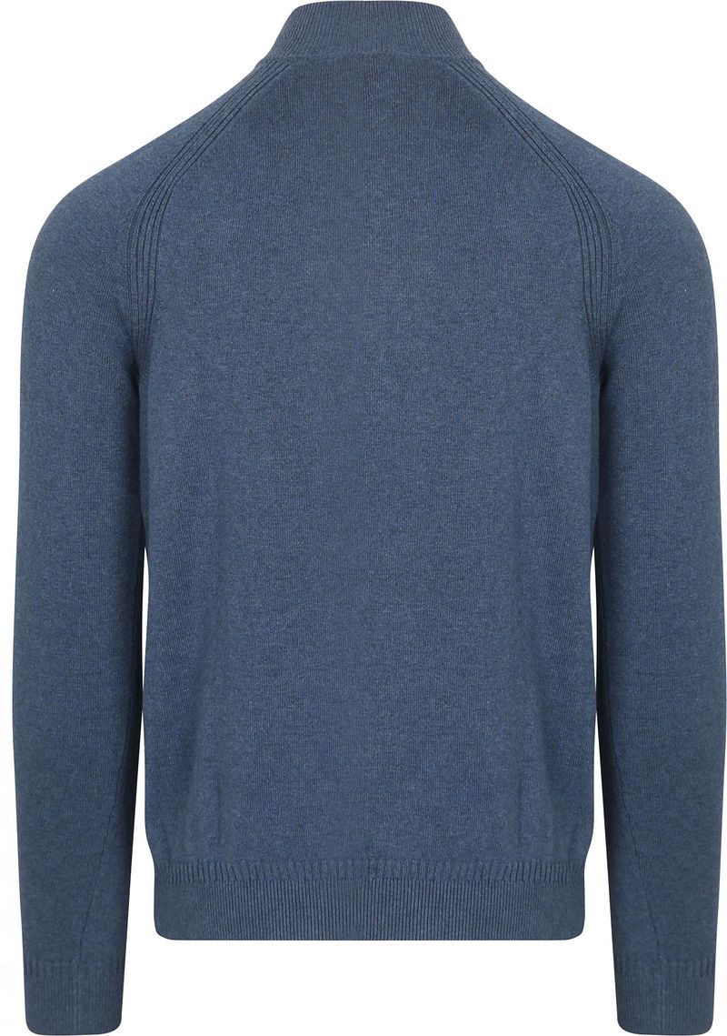 new zealand auckland NZA Half Zip Trui Clive Blauw