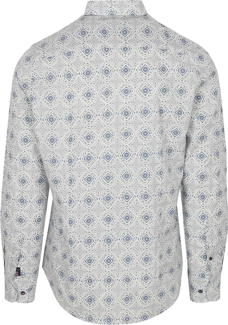 new zealand auckland NZA Overhemd Karson Linnen Blend Blauw
