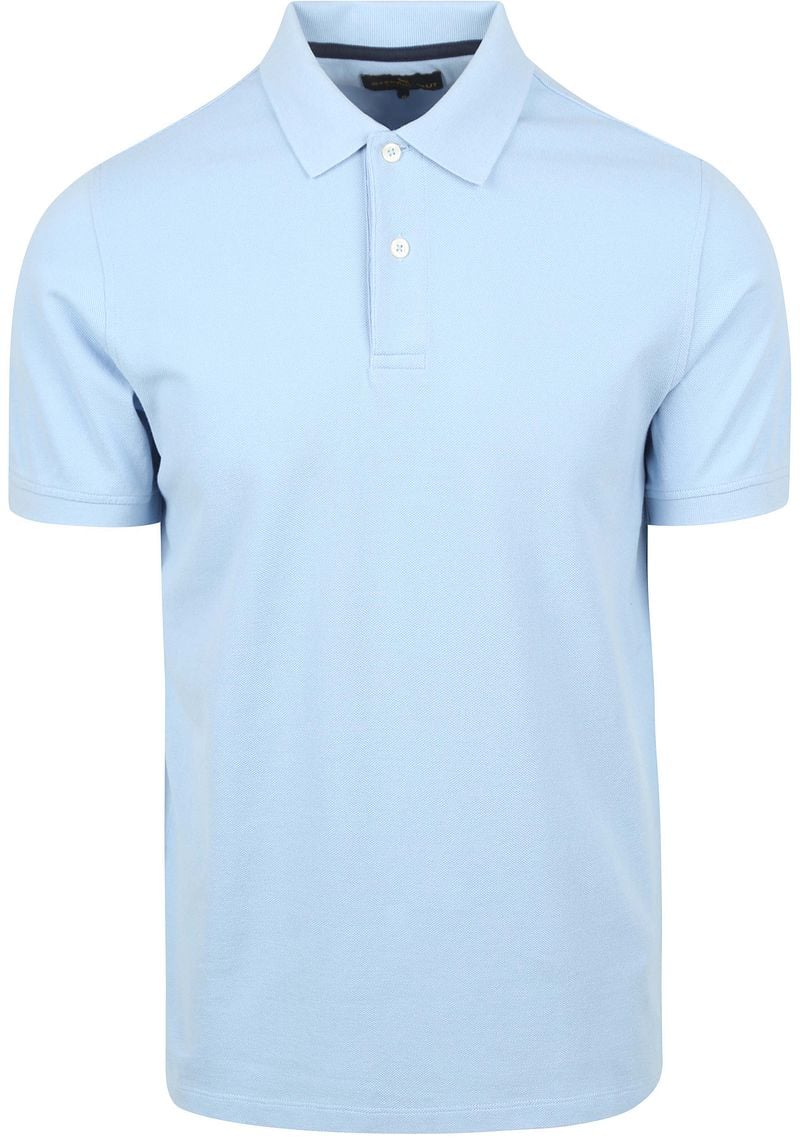 Steppin' Out Polo Piqué Classic Lichtblauw