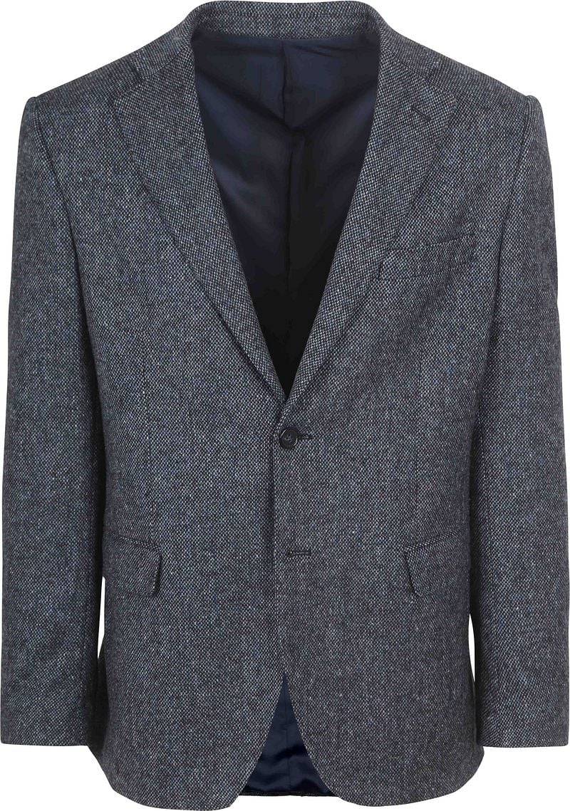 Suitable Blazer Birds Eye Colbert Merinowol Navy