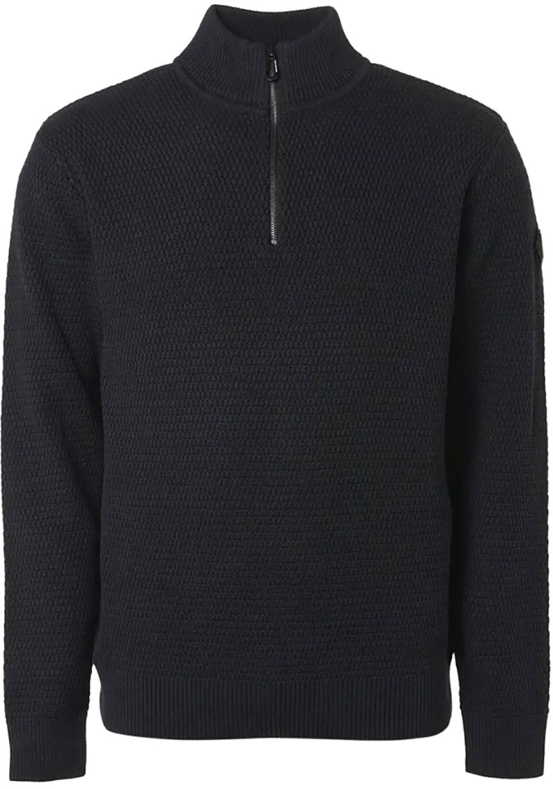 No-Excess Pull Demi-Zip Marine Bleu Bleu foncé taille M