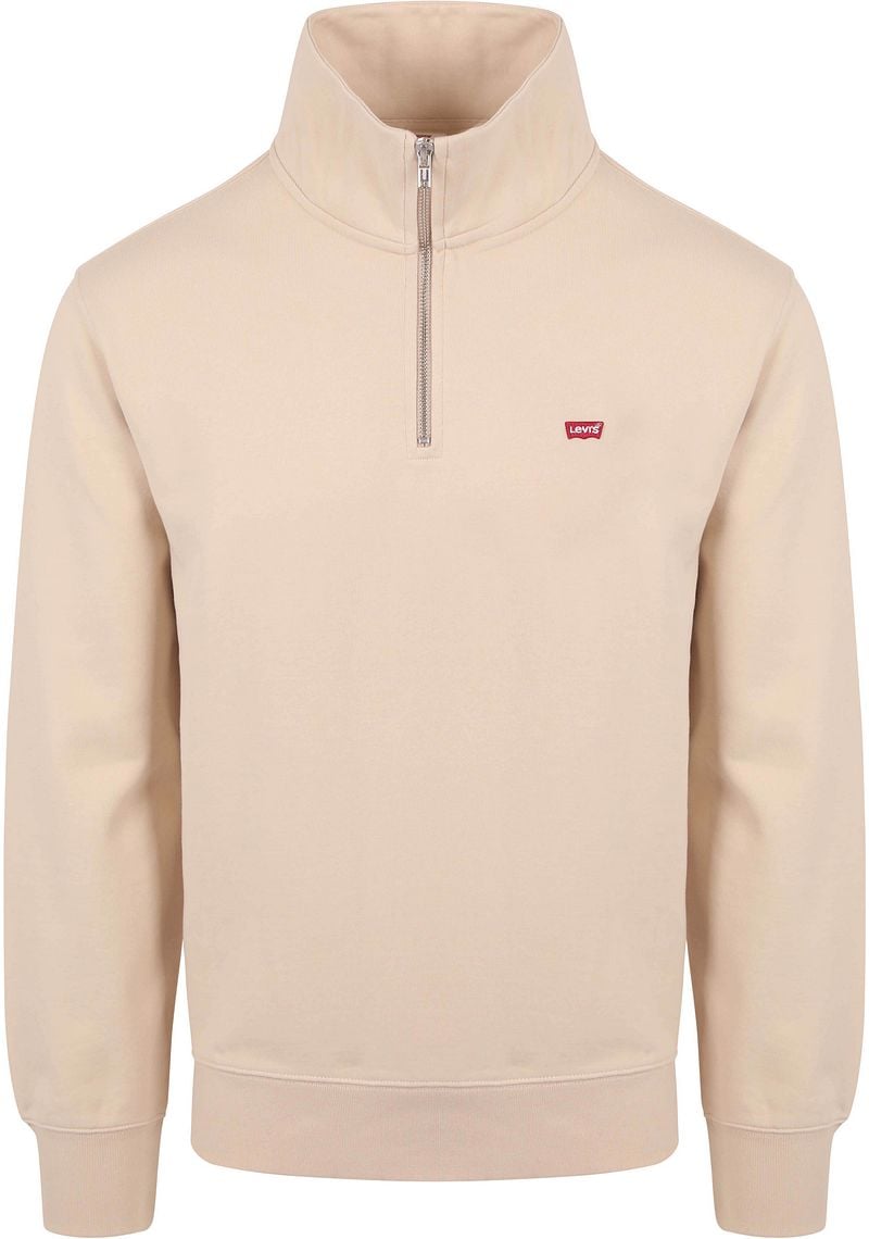 Levi's Sweater Half Zip Ecru - Größe L günstig online kaufen