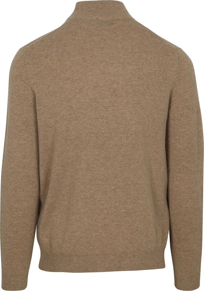 Steppin' Out Half Zip Pullover Merinowolle Beige - Größe XL günstig online kaufen