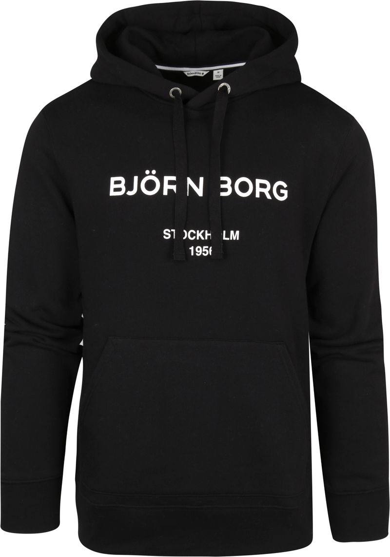 Bjorn Borg Hoodie Zwart Logo