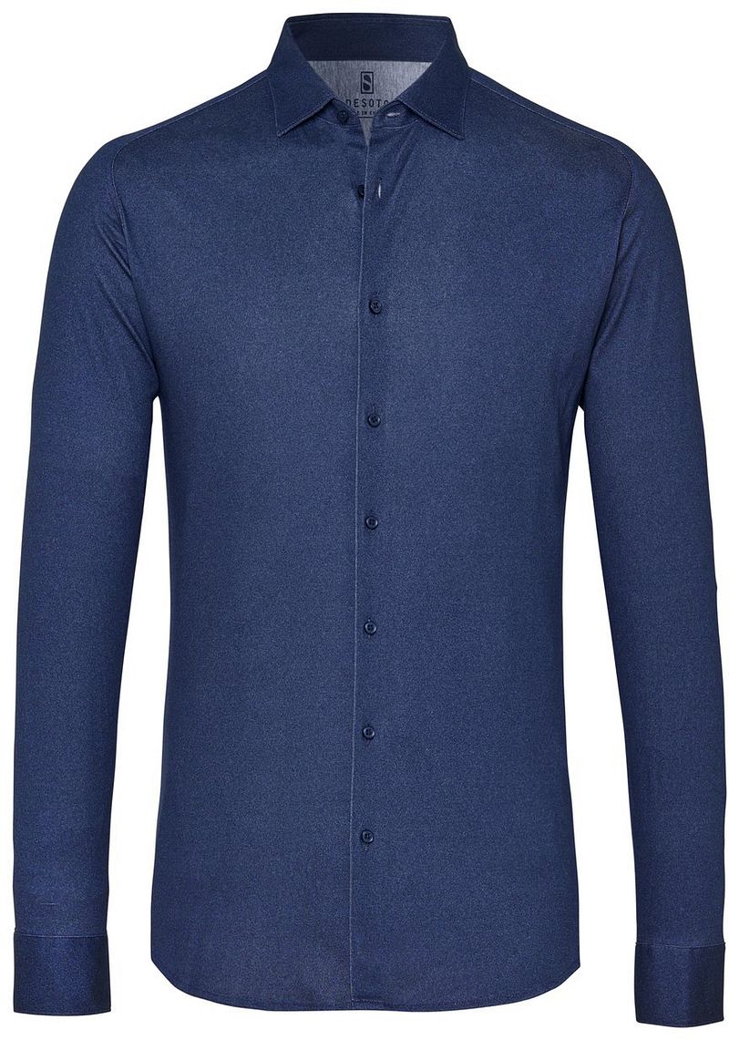 Desoto Chemise Foncé Bleu Bleu foncé taille S