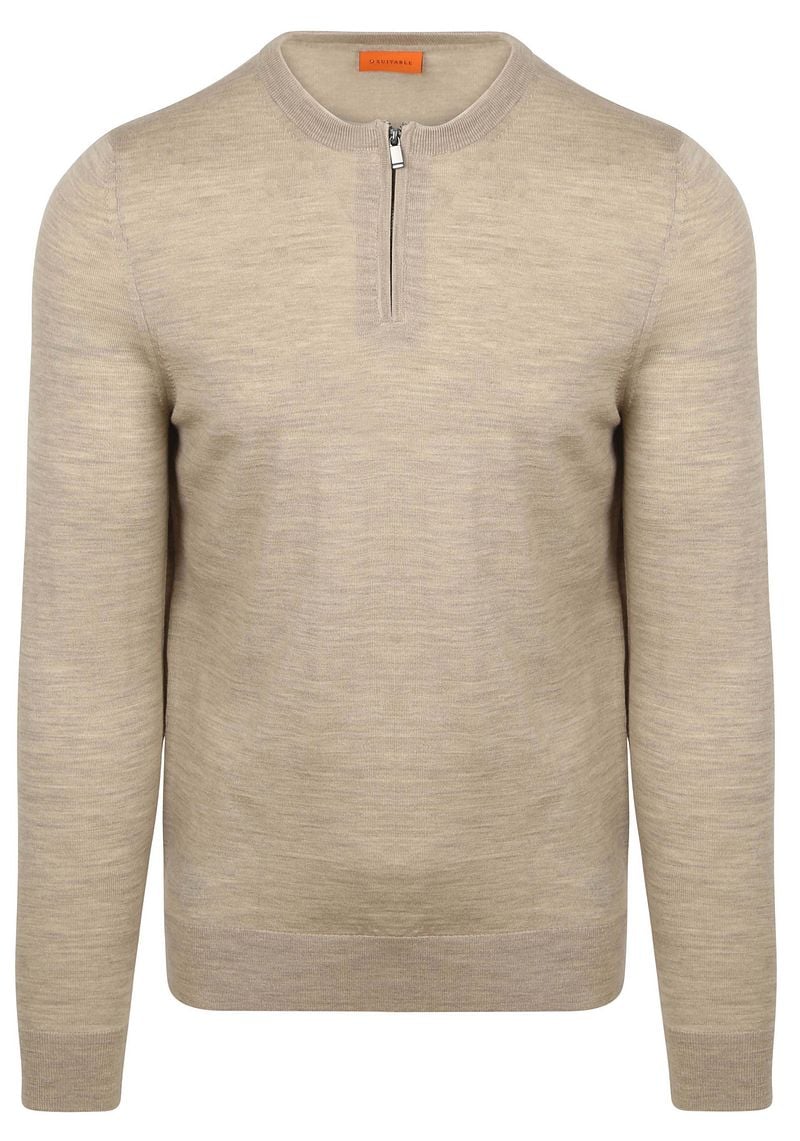 Suitable Crew Zip Merino Sand - Größe XL günstig online kaufen