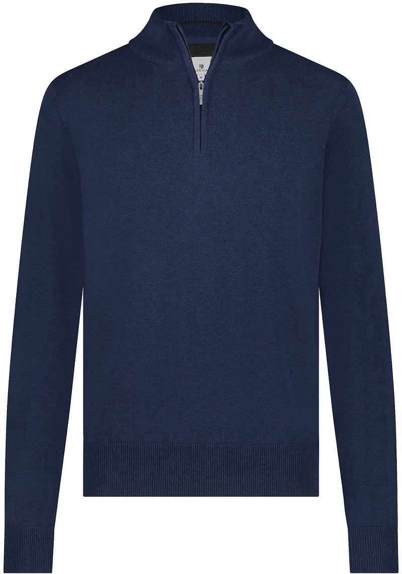 State of Art Half Zip Trui Estate Donkerblauw