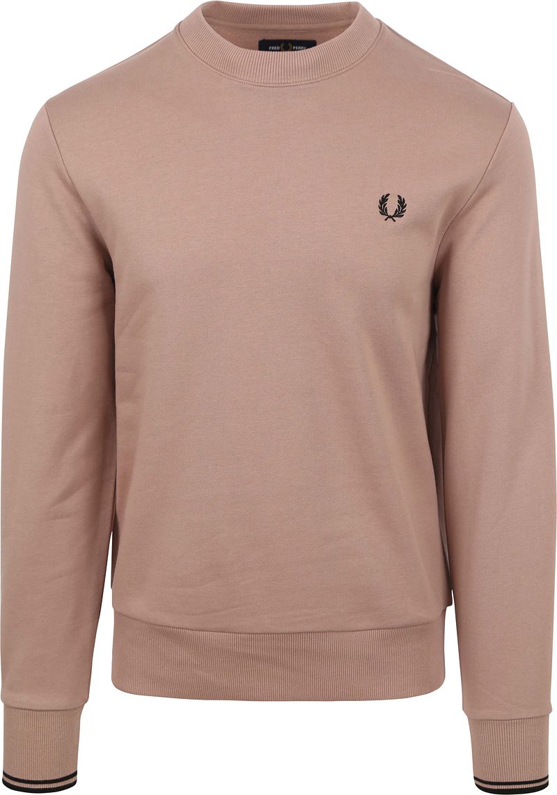 Fred Perry Sweater Logo Oud Roze