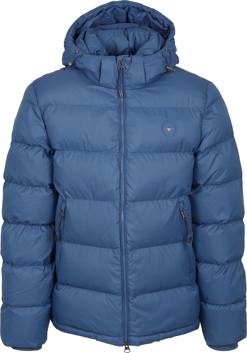 Gant Waterafstotende Hooded Active Cloud Jacket Blue Heren