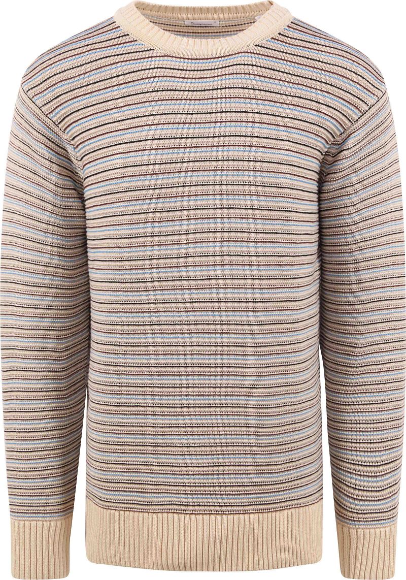 KnowledgeCotton Apparel Sweater Strepen Multicolour