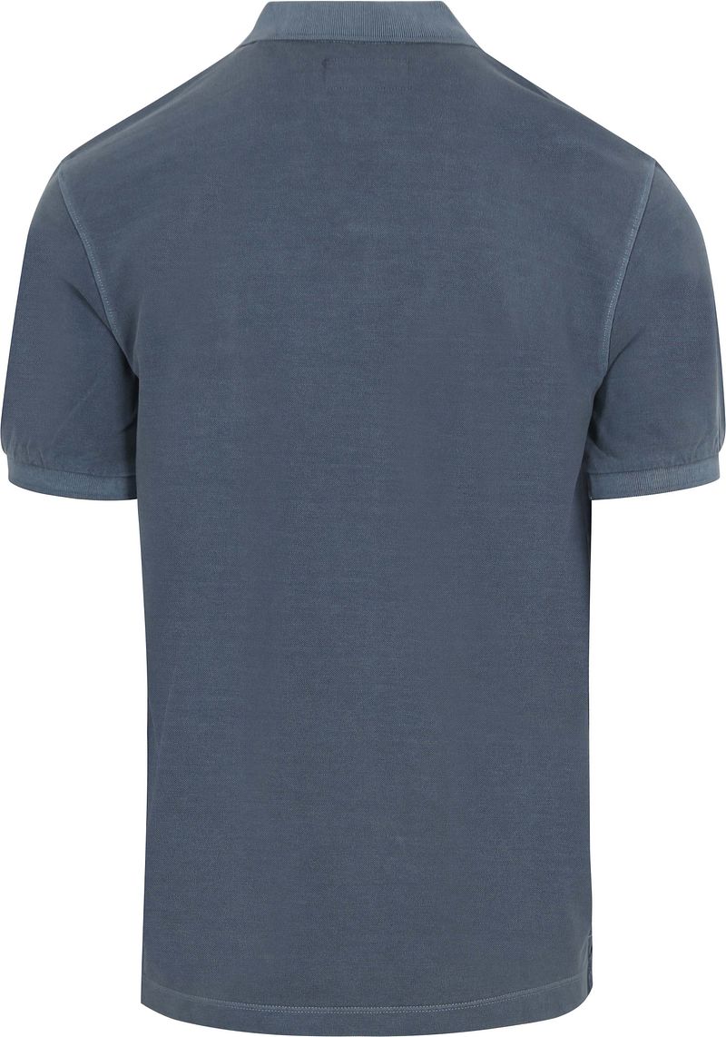 Marc O'Polo Poloshirt Faded Storm Blauw