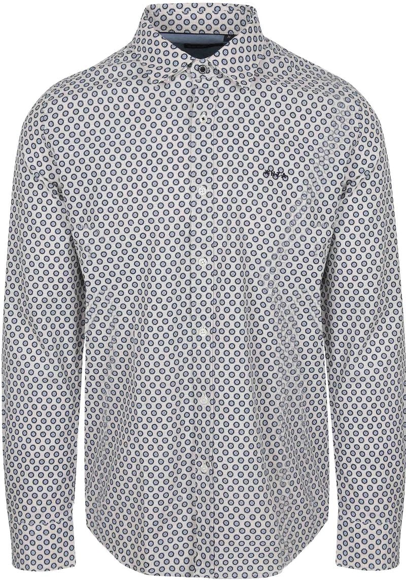 NZA Hemd Jaden Leinen Blend Blau - Größe M günstig online kaufen
