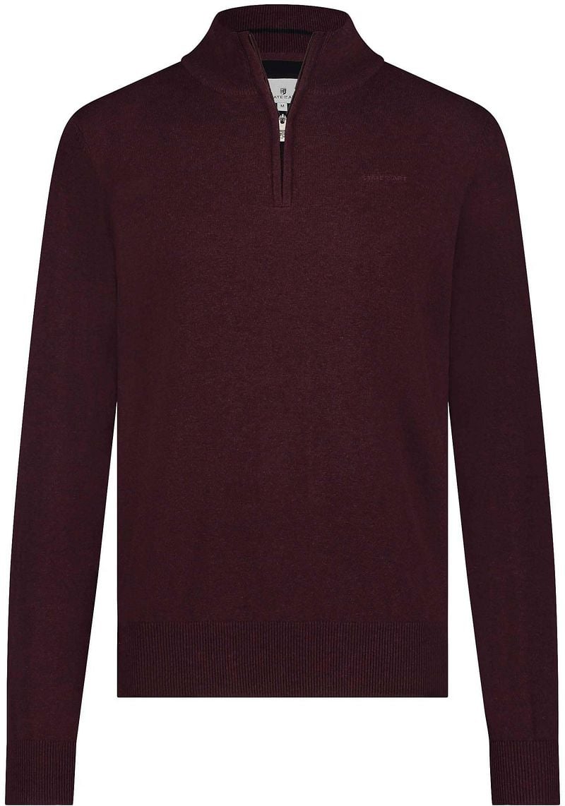 State Of Art Half Zip Pullover Bordeaux - Größe XXL günstig online kaufen