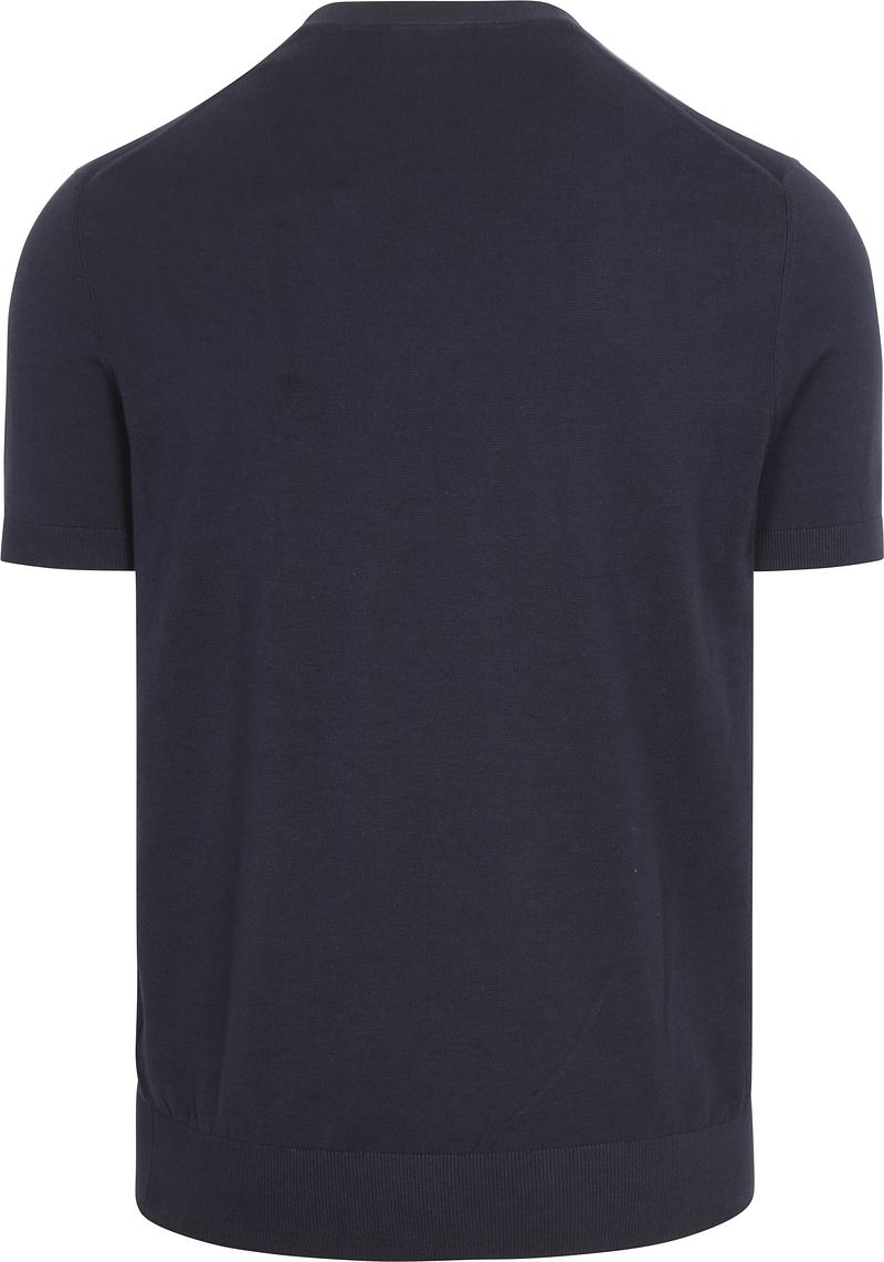 Suitable Knitted T-shirt Pocket Compact Navy