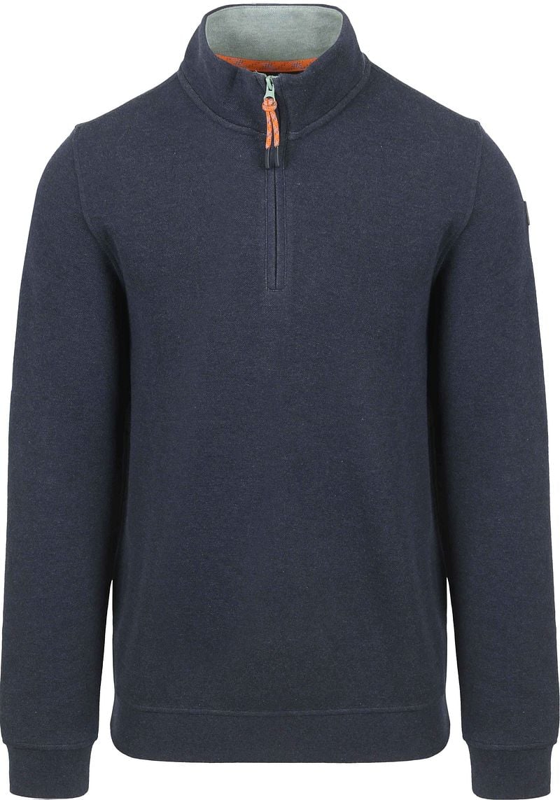 New zealand auckland NZA Half Zip Trui Samuel Navy