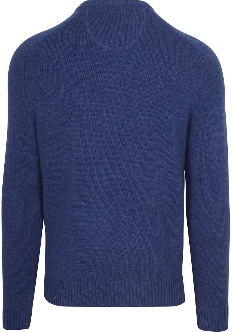 Suitable Lamswol Trui Ronde Hals Royal Blauw