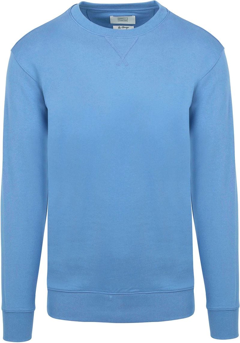 KING Essentials The George Sweater Mid Blauw