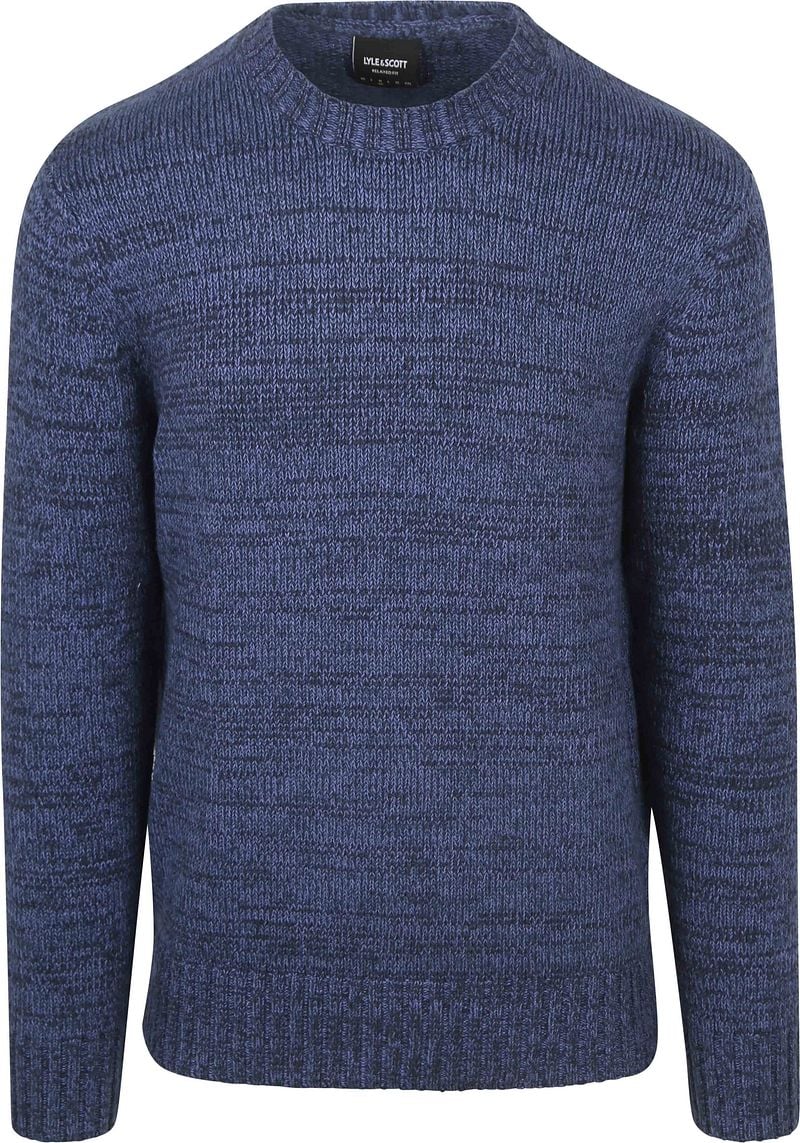 Lyle and Scott Lyle & Scott Pullover Melange Donkerblauw