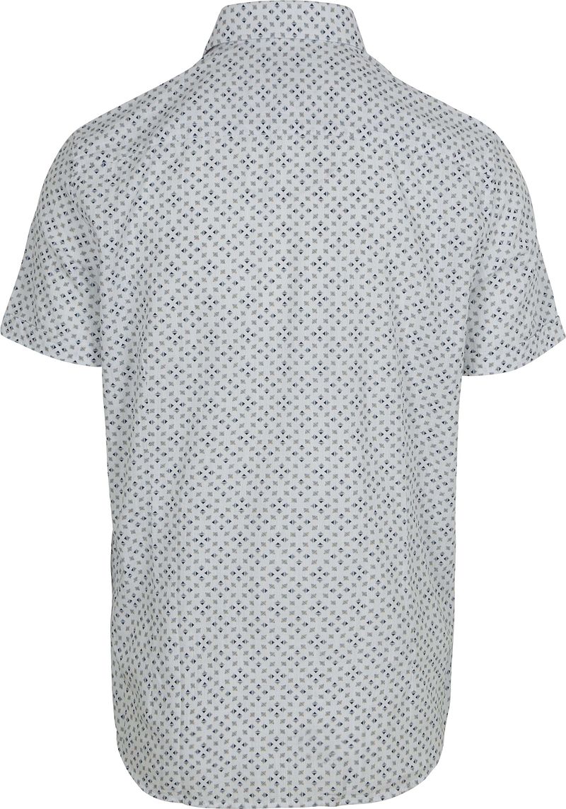 State of Art Short Sleeve Overhemd Print Wit