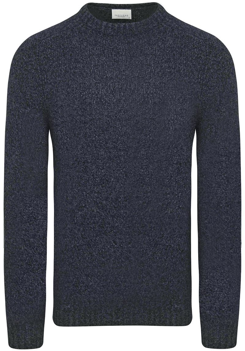 Profuomo Pullover Boiled Wool Navy - Größe XXL günstig online kaufen