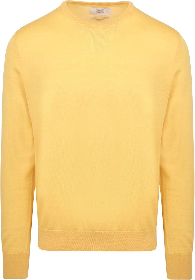KING Essentials The John Pullover Merino Geel