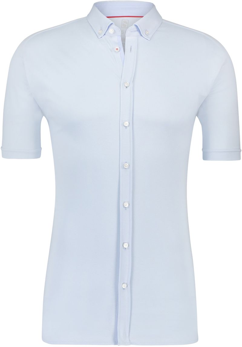 Desoto Overhemd Korte Mouw Lichtblauw 051
