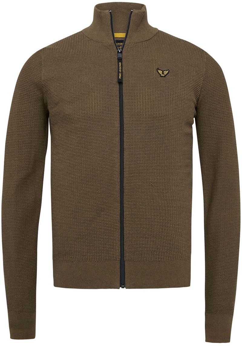 PME Legend Veste Zippé Foncé Knit Vert taille L
