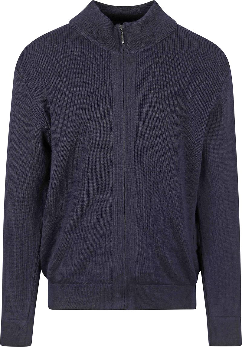 Armor-Lux Kerlouan Cardigan Laine Marine Bleu Bleu foncé taille M