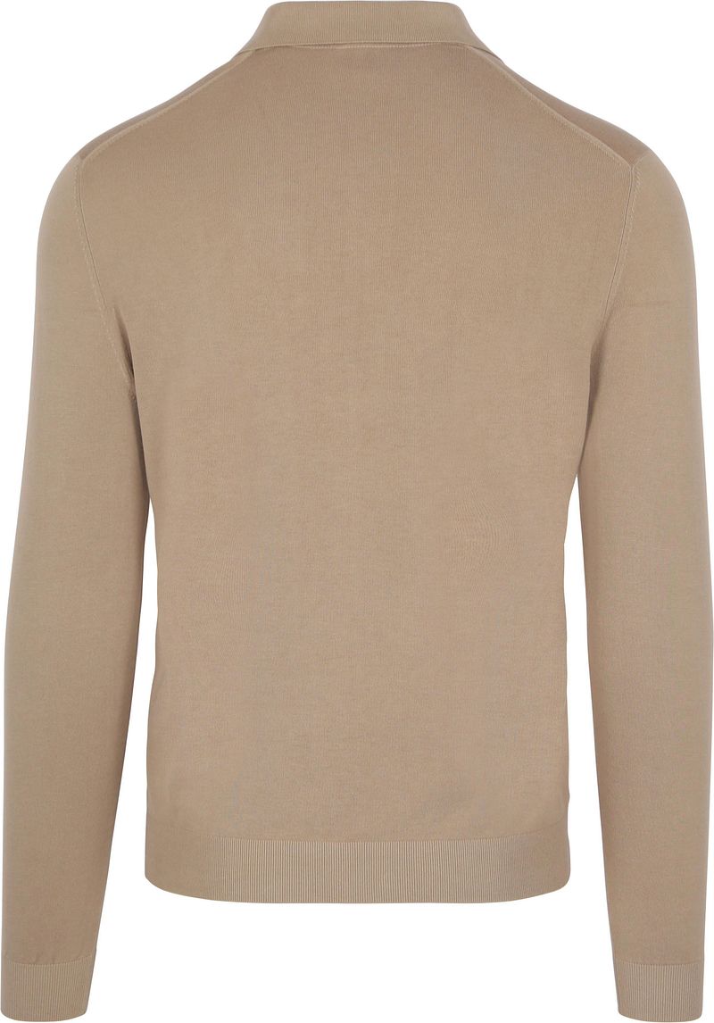 Suitable Compact Cotton Poloshirt Beige