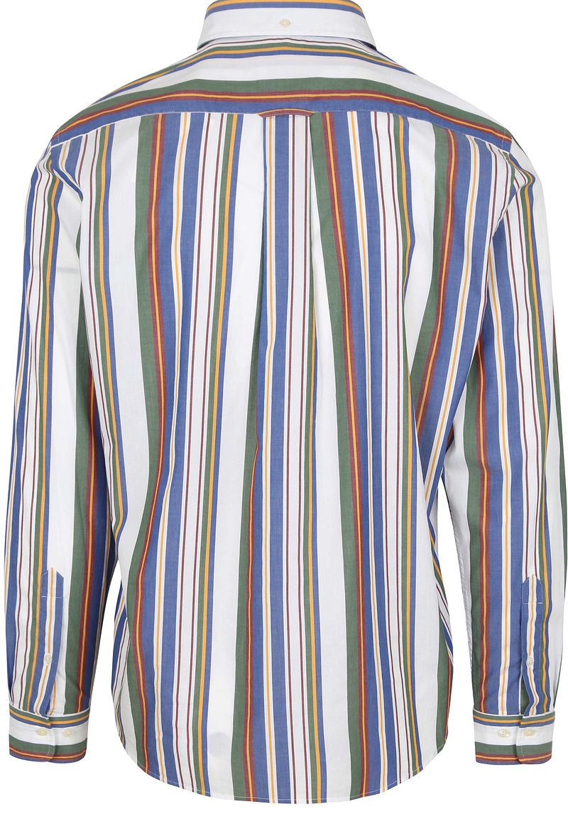 Gant Casual Overhemd Streep Multicolour
