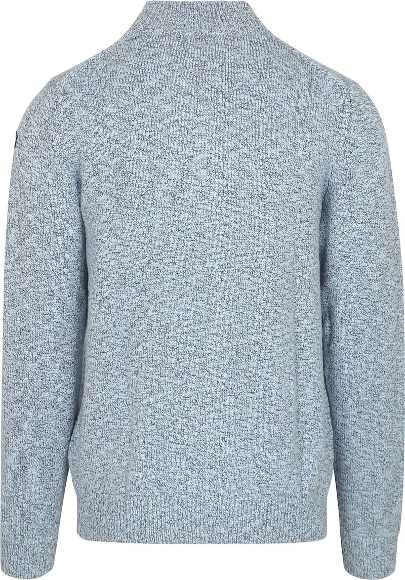 NZA Pullover Half Zip Thames Milton Slub Blau - Größe XXL günstig online kaufen