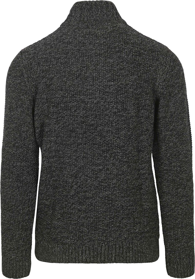 Superdry Half Zip Trui Jacob Cable Zwart