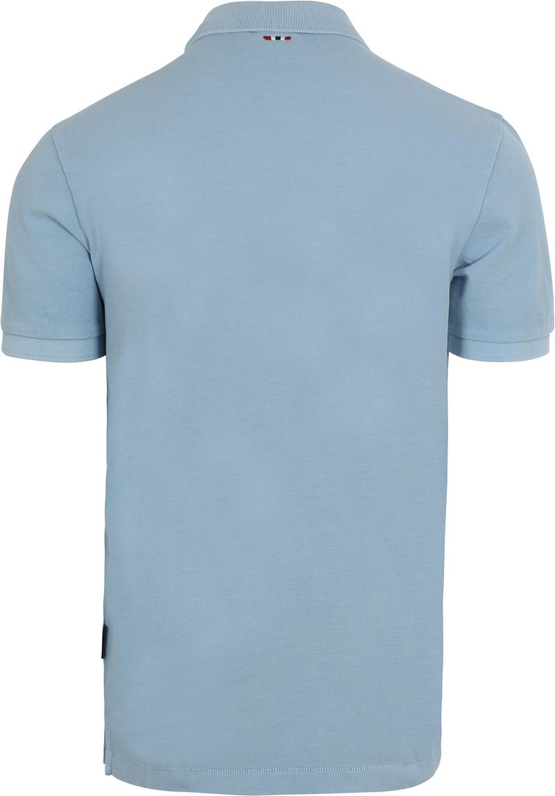 Napapijri Polo Elbas Chambray Blauw