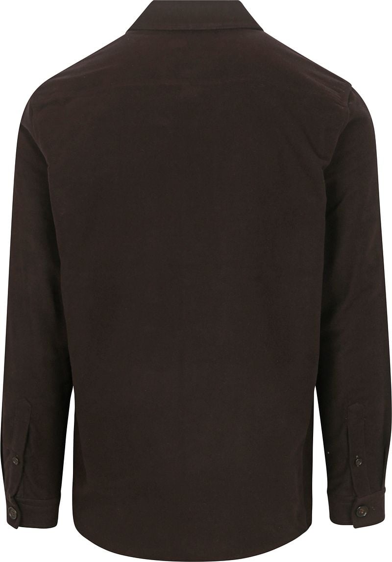 Profuomo Overshirt Moleskin Donkerbruin