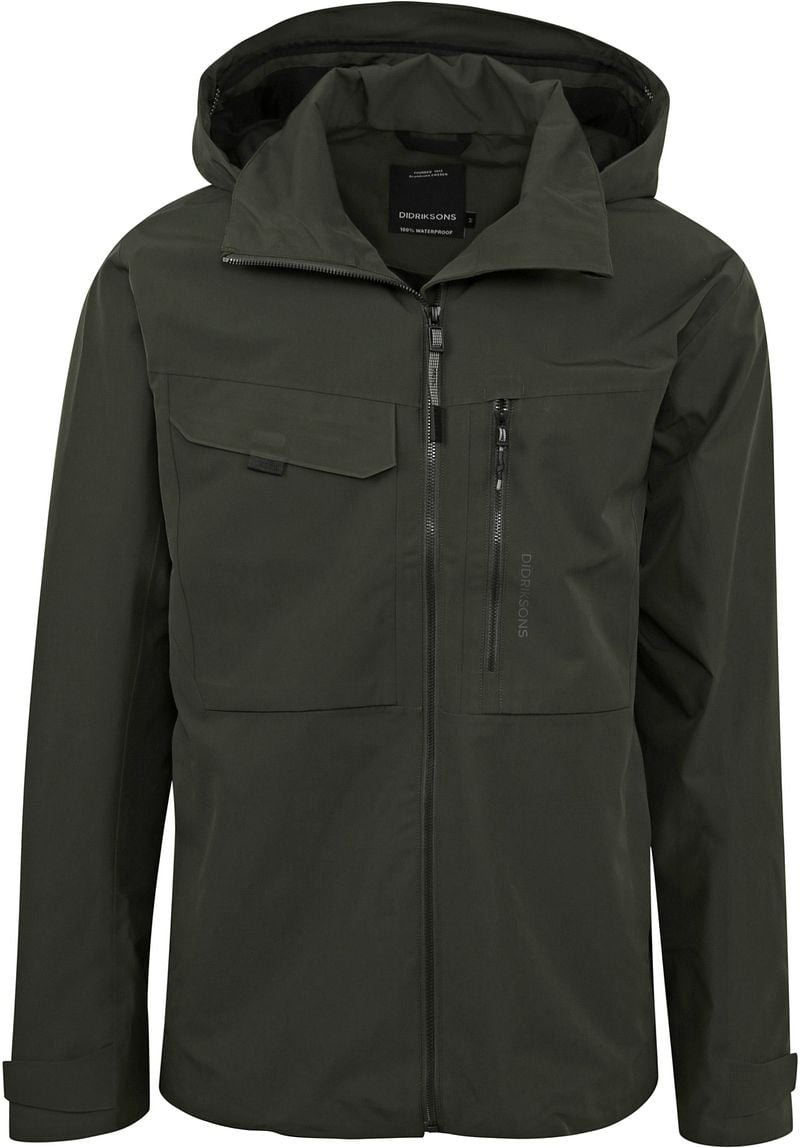Didriksons Aston Jacke Dunkelgrün - Größe M günstig online kaufen