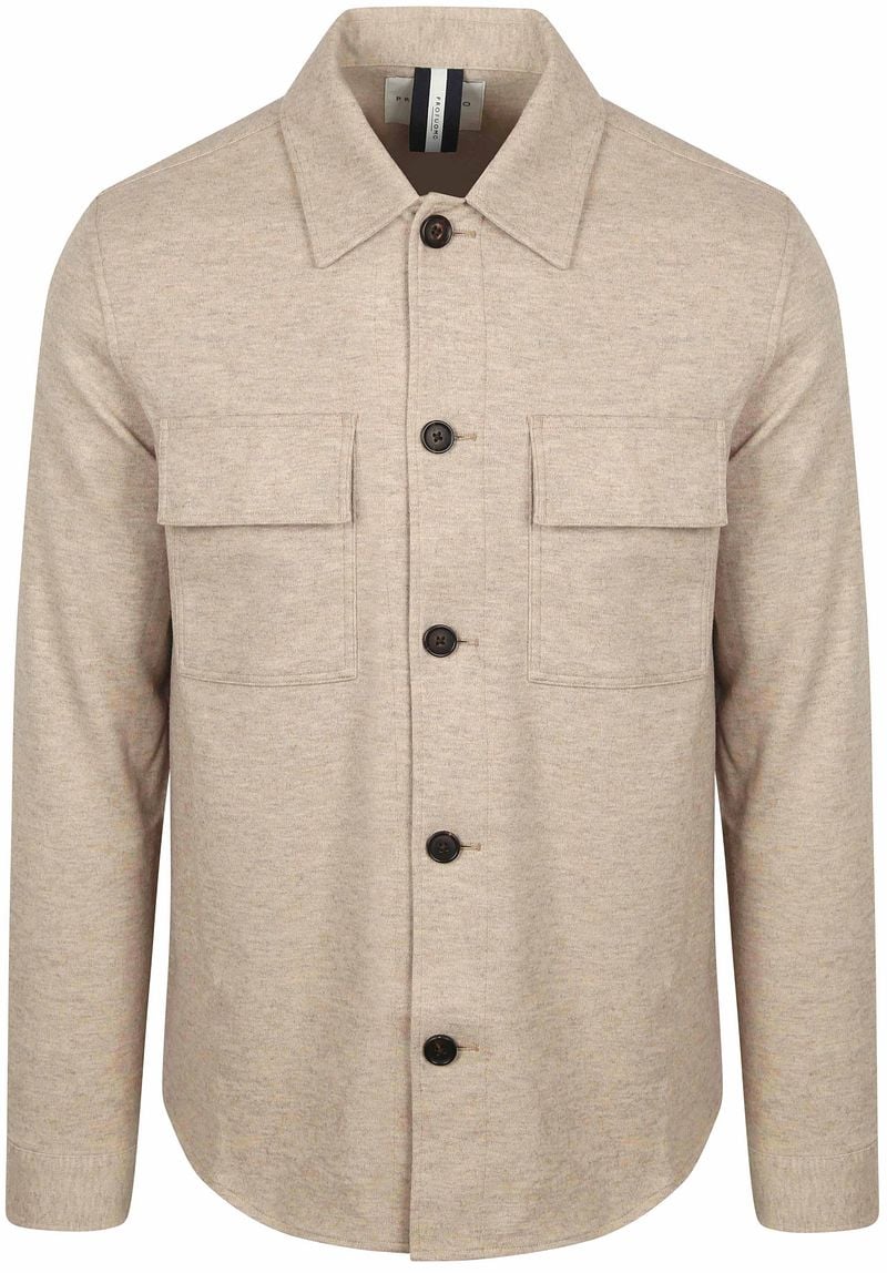 Profuomo Overshirt Beige - Größe XXL günstig online kaufen