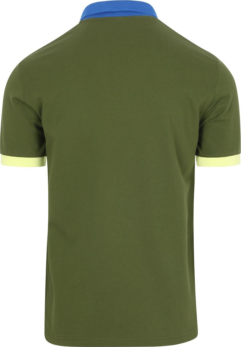 Sun68 Poloshirt Color Way Donkergroen