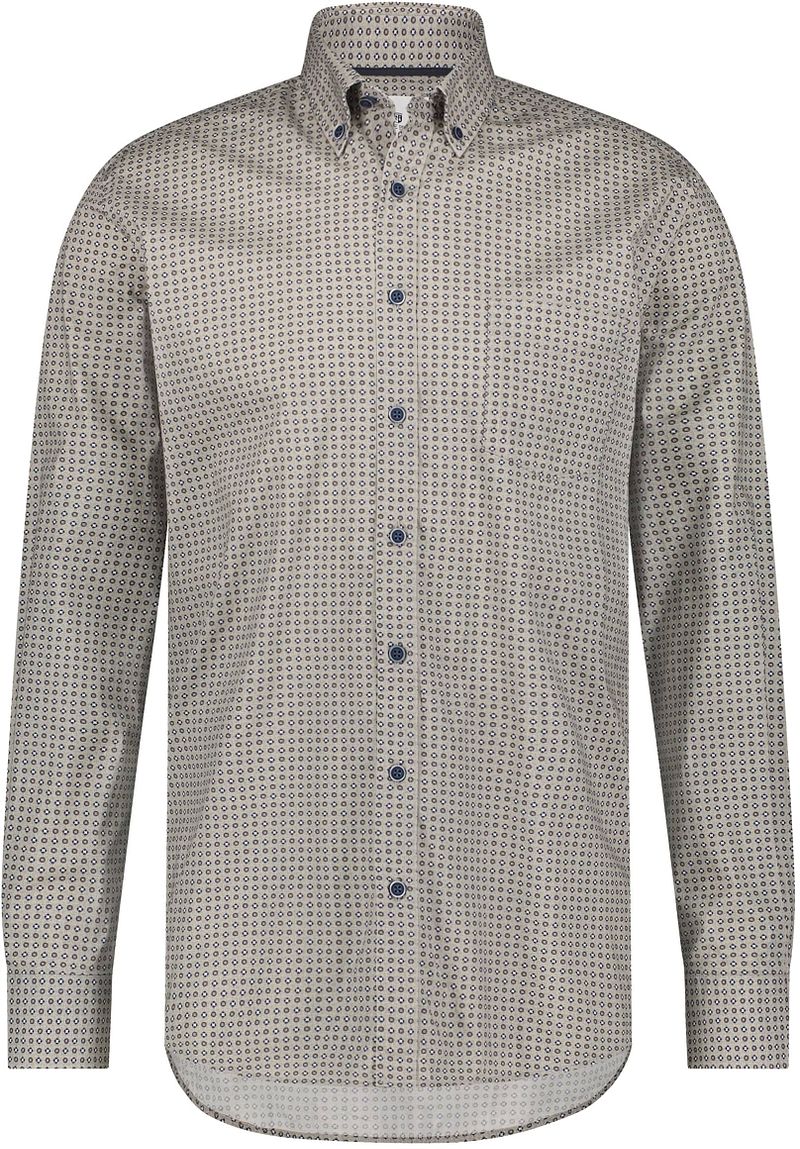 State of Art Chemise Impression Gris taille M