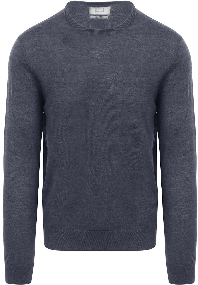 KING Essentials The John Pullover Merino Antraciet