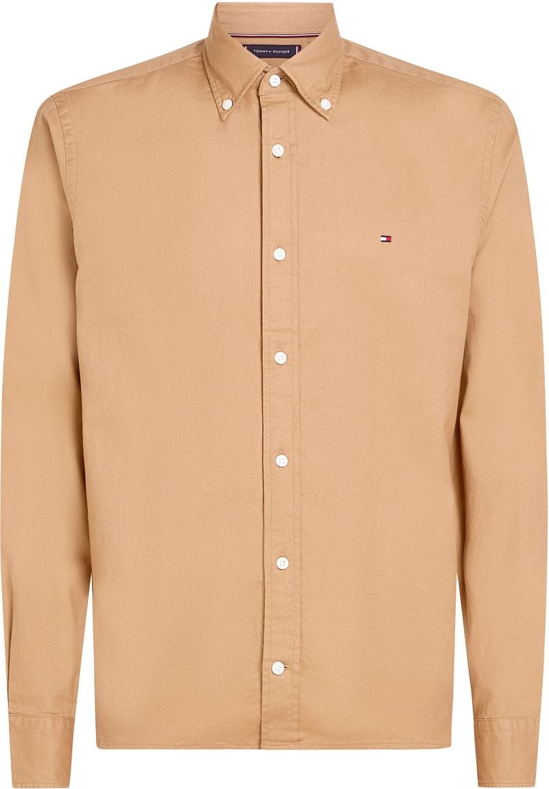 Tommy Hilfiger Hemd Brushed Beige - Größe XL günstig online kaufen