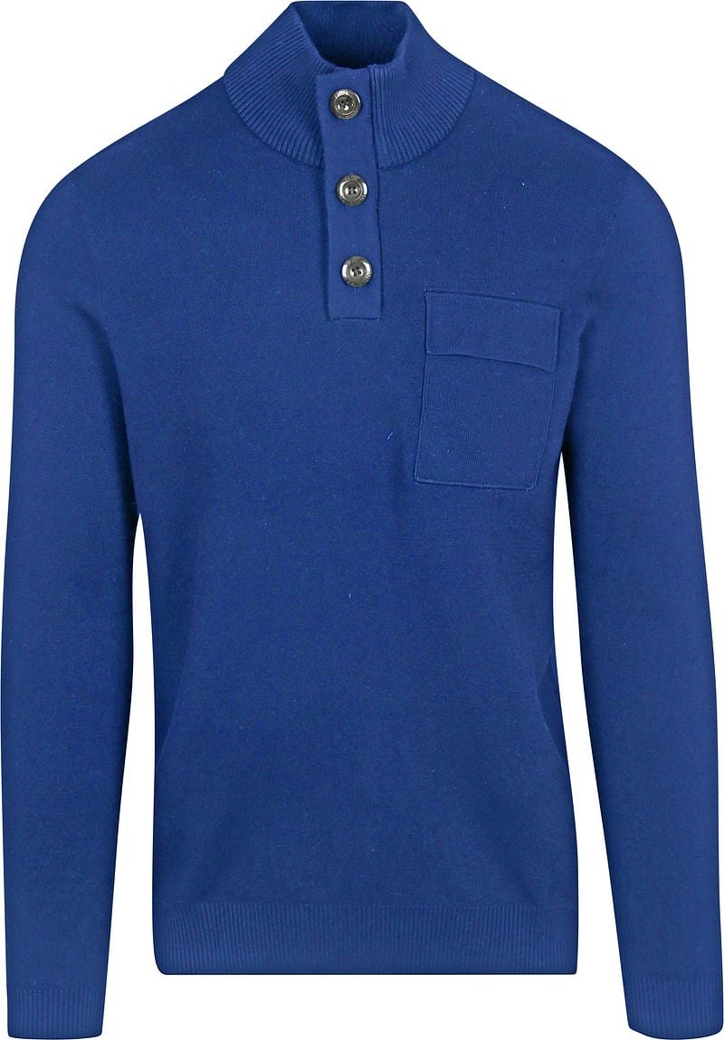 Blue Industry Mocker Pullover Kobaltblau - Größe S günstig online kaufen