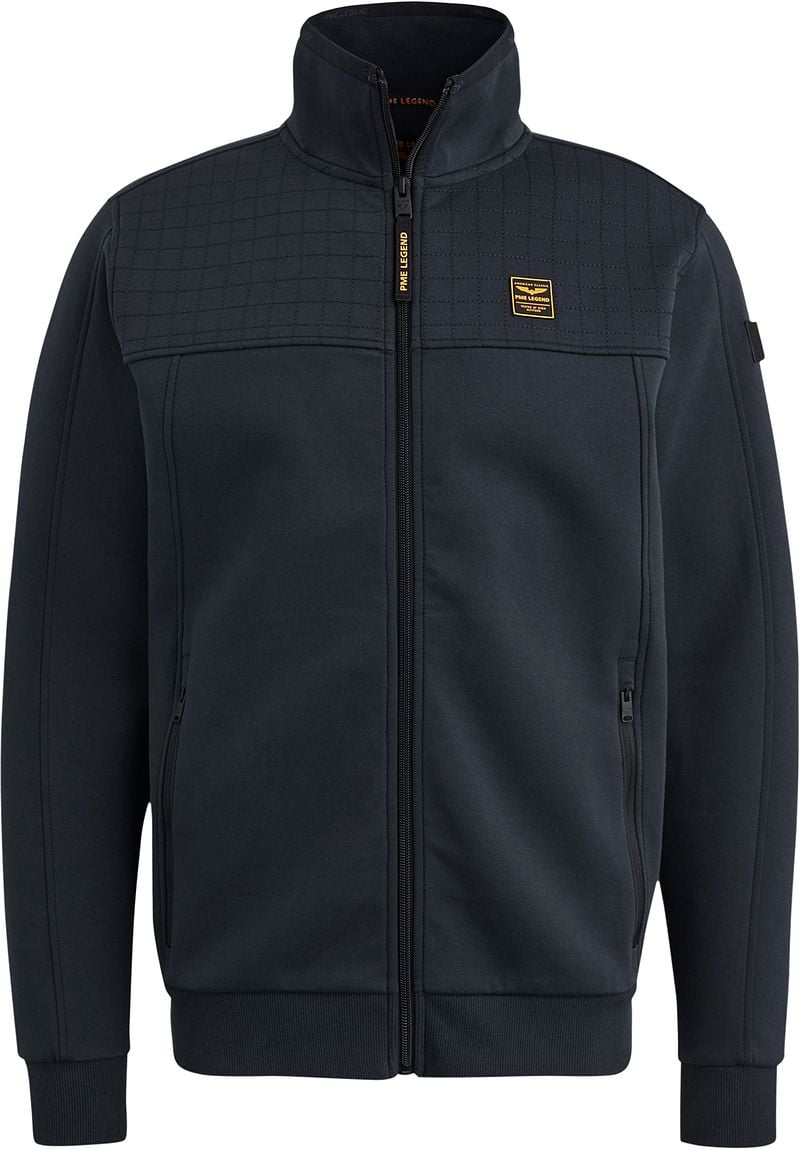 PME LEGEND Heren Jassen Zip Jacket Spacer Look Sweat Blauw