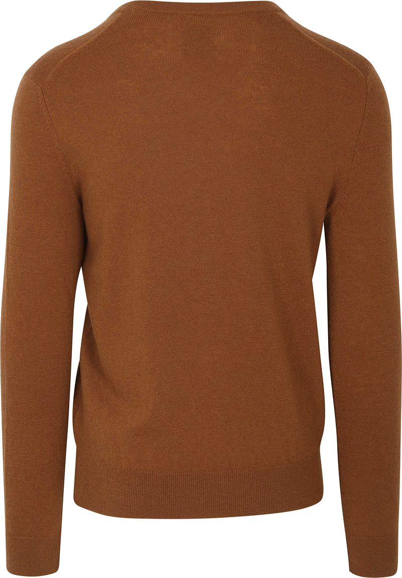 Gant Pullover V-Hals Woolblend Camel